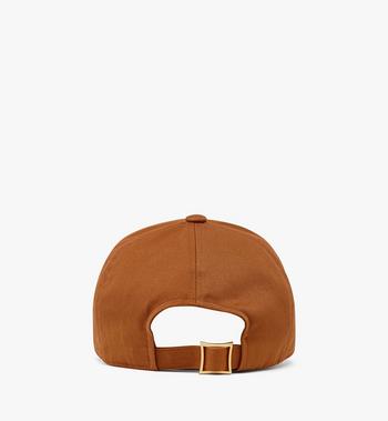 MCM Logo Embroidery Cap In Cotton Twill