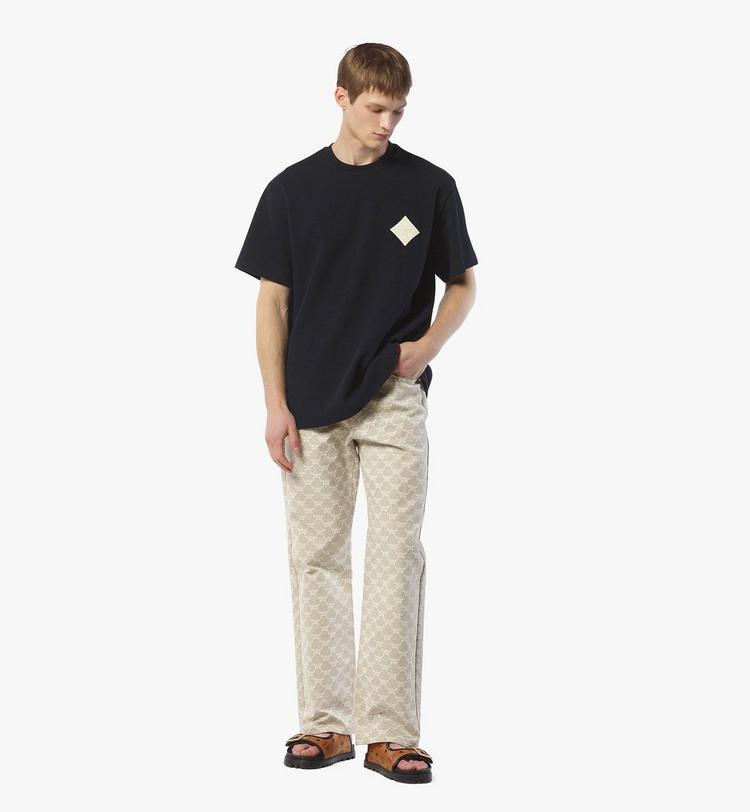 MCM Logo Patch Bouclé T-Shirt