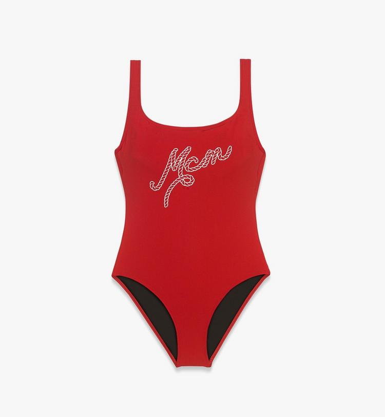 MCM Logo Print Swimsuit