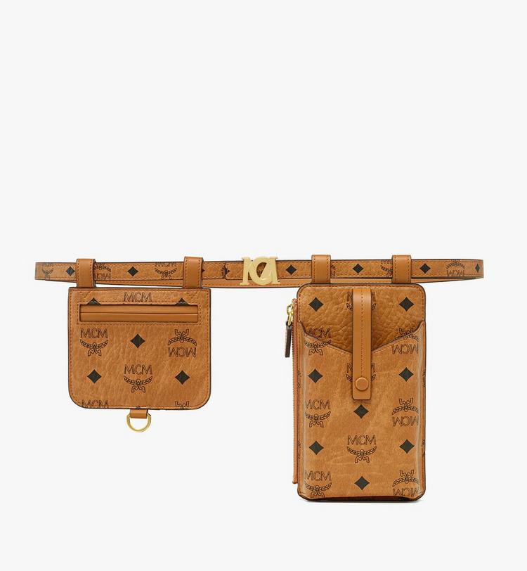MCM M-Art Pouch Belt in Visetos