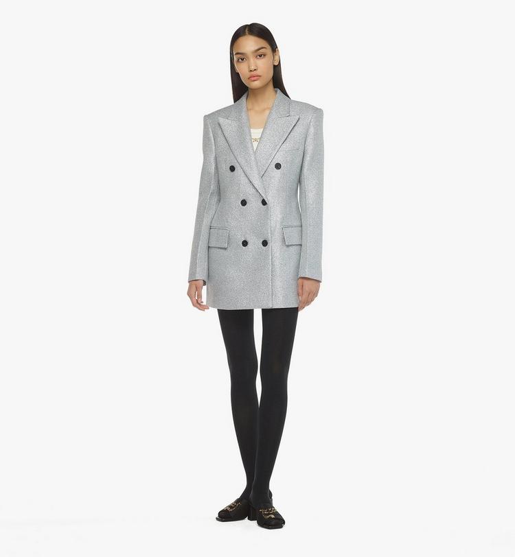 MCM Metallic Lurex Tweed Jacket
