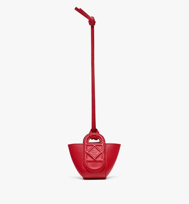 MCM Mode Travia Tote Charm In Nappa Leather