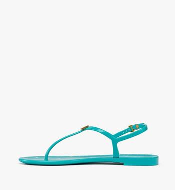 MCM Monogram Jelly Sandals