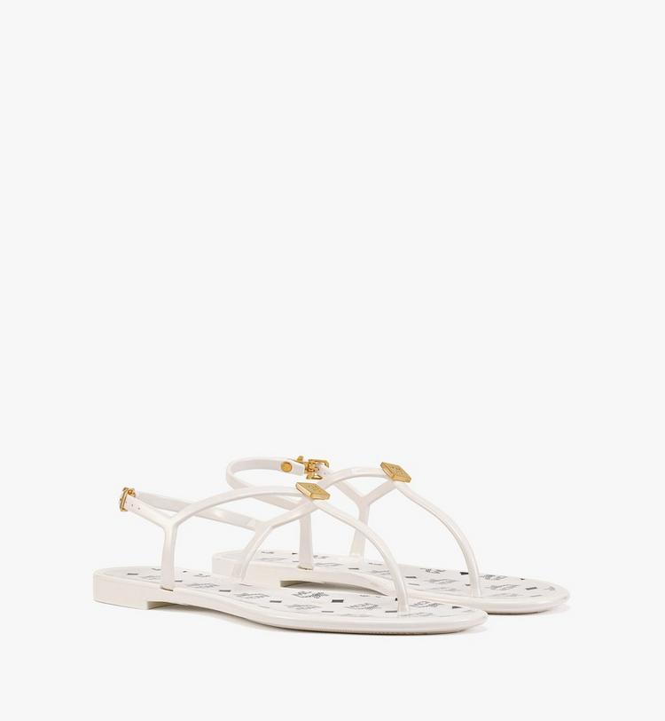 MCM Monogram Jelly Sandals