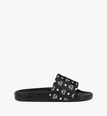 MCM Monogram Print Rubber Slides