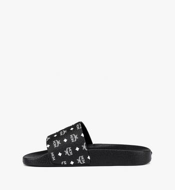 MCM Monogram Print Rubber Slides