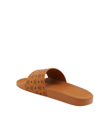 MCM Monogram Print Rubber Slides