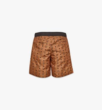 MCM Monogram Print Swim Trunks
