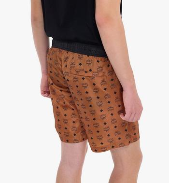 MCM Monogram Print Swim Trunks