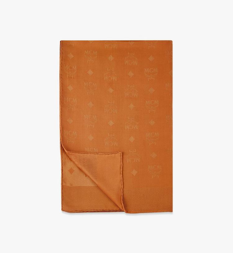 MCM Monogram Rectangular Silk Shawl