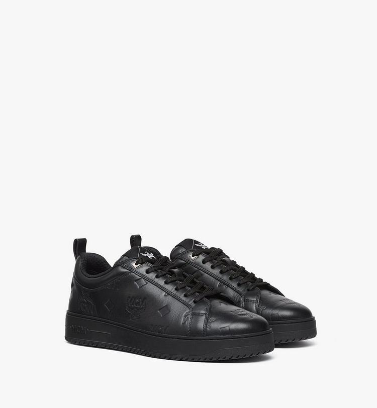 MCM Neo Terrain Lo Sneakers in Monogram Leather