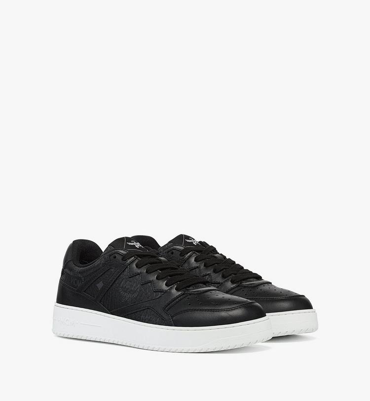 MCM Neo Terrain Lo Sneakers in Visetos Leather Mix