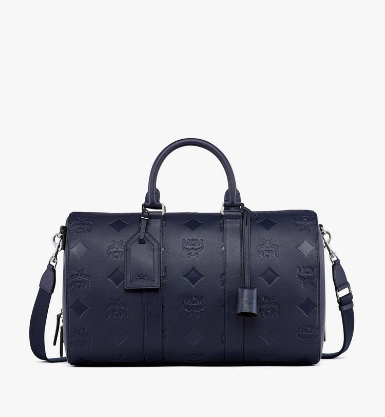 MCM Ottomar Weekender Bag in Maxi Monogram Leather