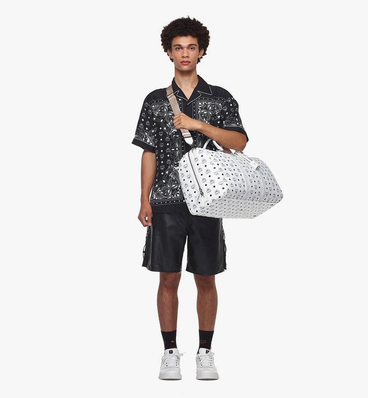 MCM Ottomar Weekender Bag In Visetos