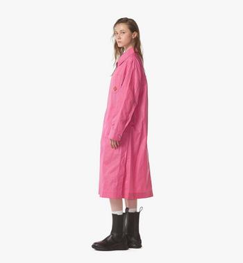 MCM Oversized Coat In Crushed Nylon