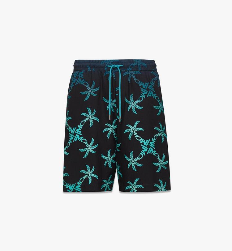 MCM Palm Monogram Print Shorts