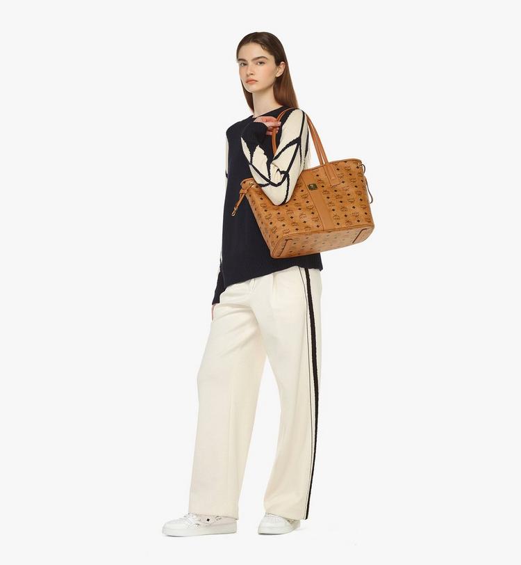MCM Reversible Liz Shopper In Visetos