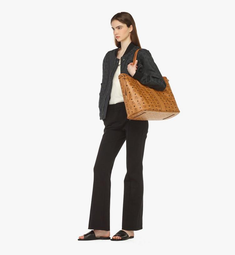 MCM Reversible Liz Shopper In Visetos