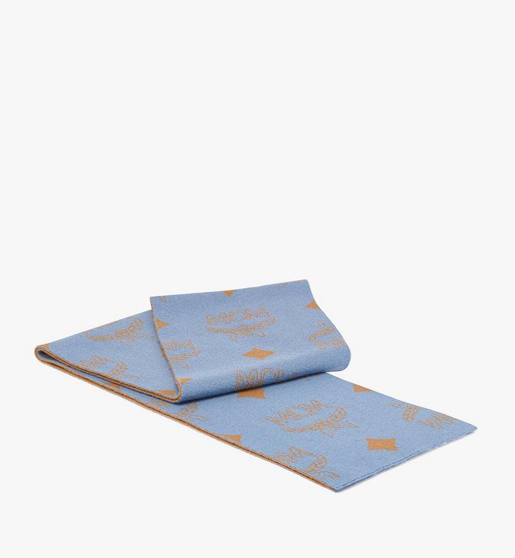 MCM Reversible Monogram Jacquard Wool Stole