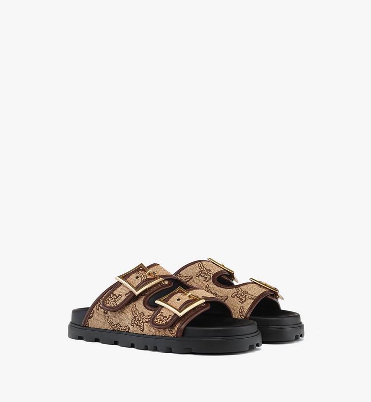 MCM Sandals in Lauretos Raffia Jacquard