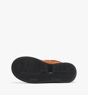 MCM Skyward Ankle Boots In Padded Monogram Nylon