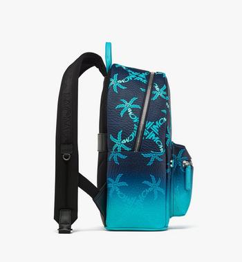 MCM Stark Backpack In Gradation Palm Canvas