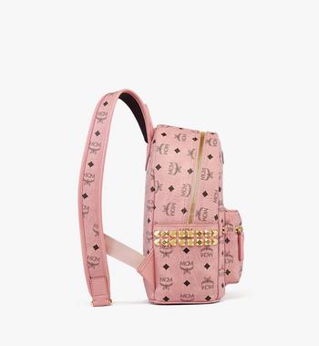 MCM Stark Side Studs Backpack In Visetos