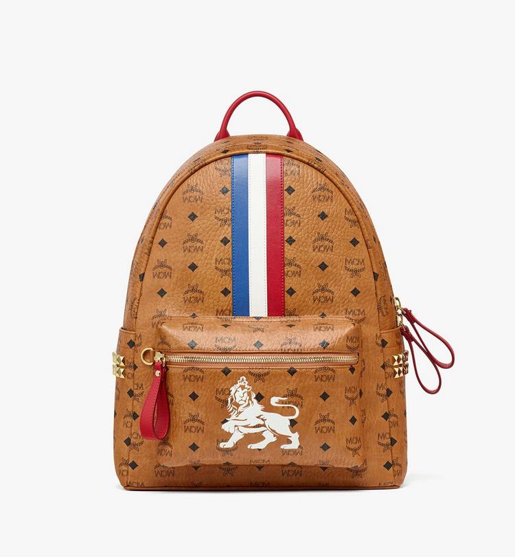 MCM Stark Side Studs Backpack in Visetos