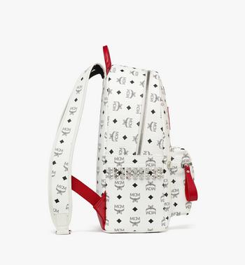 MCM Stark Side Studs Backpack In Visetos