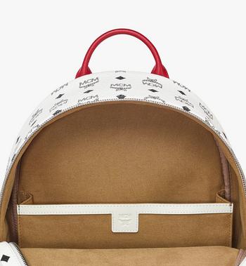 MCM Stark Side Studs Backpack In Visetos