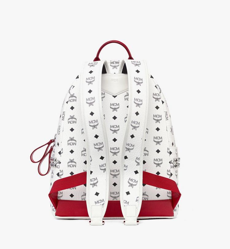 MCM Stark Side Studs Backpack In Visetos