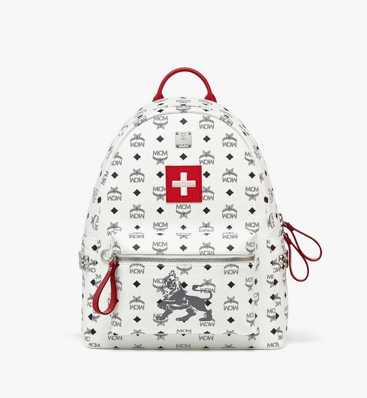MCM Stark Side Studs Backpack in Visetos