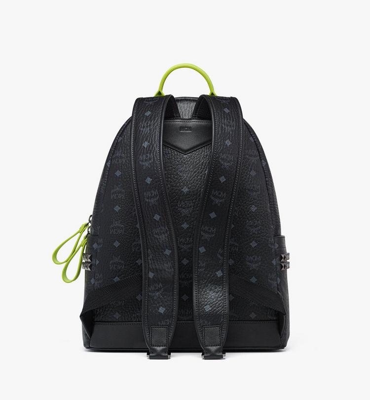 MCM Stark Side Studs Backpack In Visetos