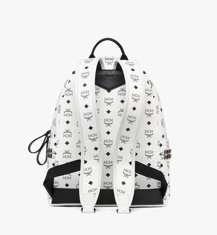 MCM Stark Side Studs Backpack In Visetos