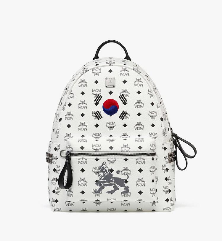MCM Stark Side Studs Backpack in Visetos