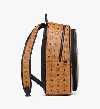 MCM Stark Tennis Backpack In Mega Laurel Visetos
