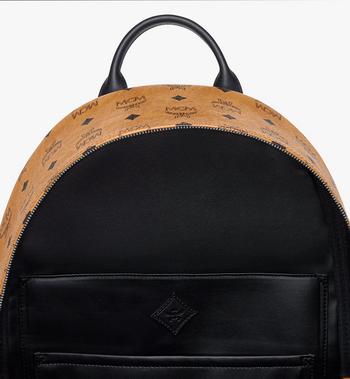 MCM Stark Tennis Backpack In Mega Laurel Visetos