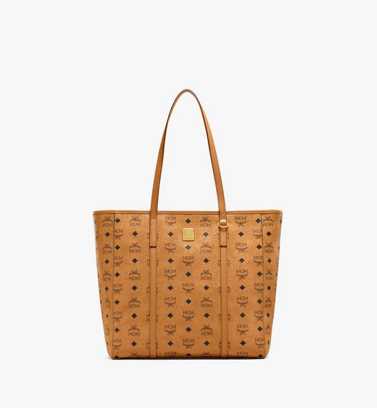 MCM Toni Top-Zip Shopper in Visetos
