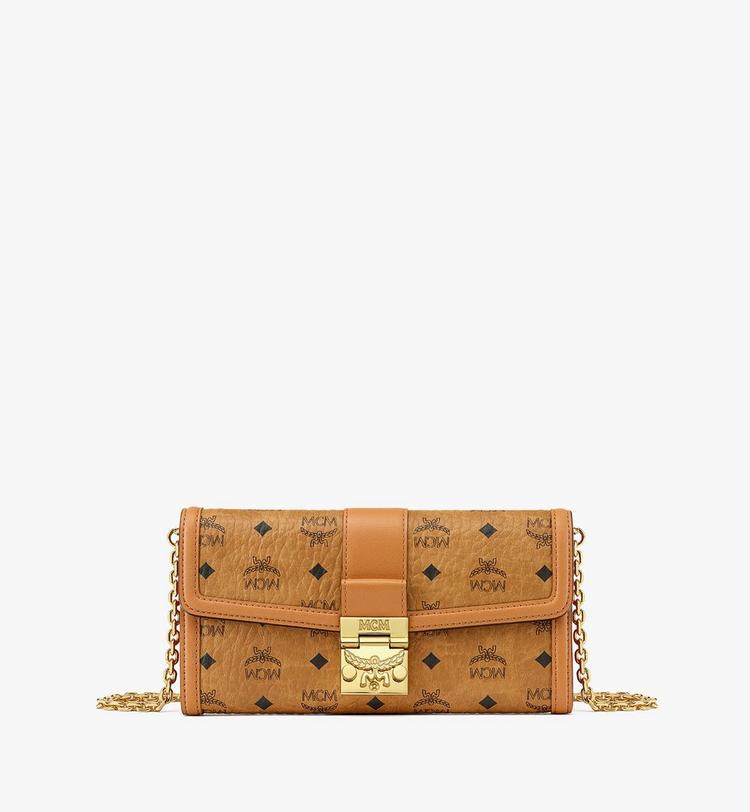 MCM Tracy Chain Wallet in Visetos