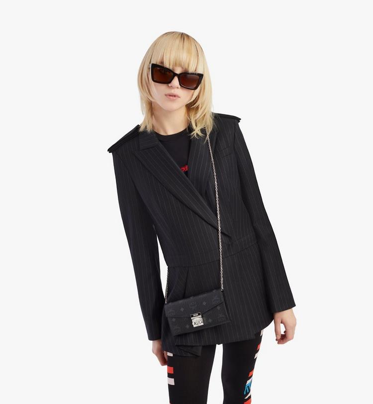 MCM Tracy Crossbody Wallet In Visetos