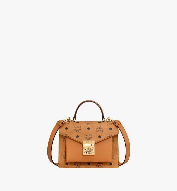 MCM Tracy Satchel in Visetos
