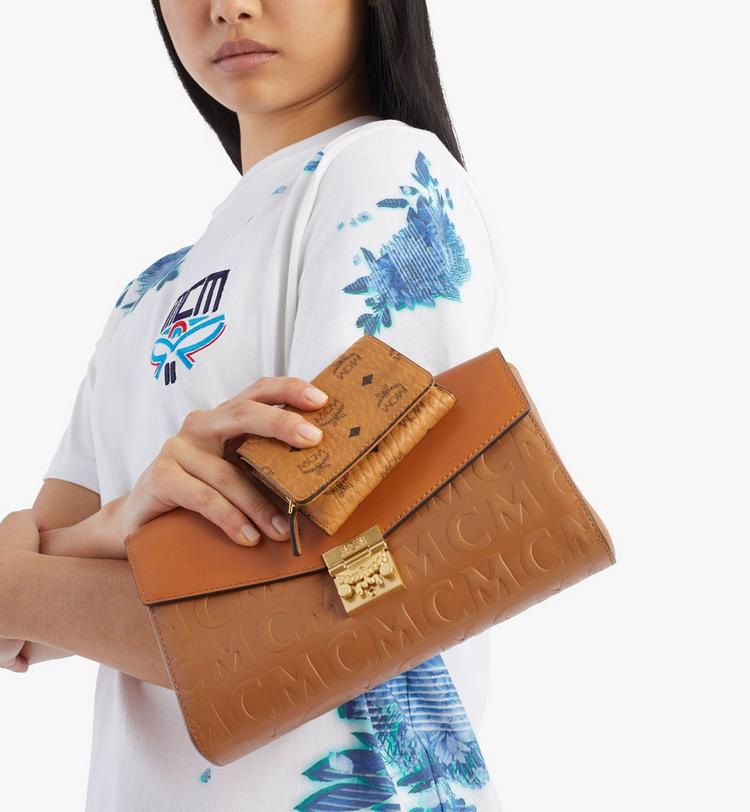 MCM Trifold Wallet In Visetos Original