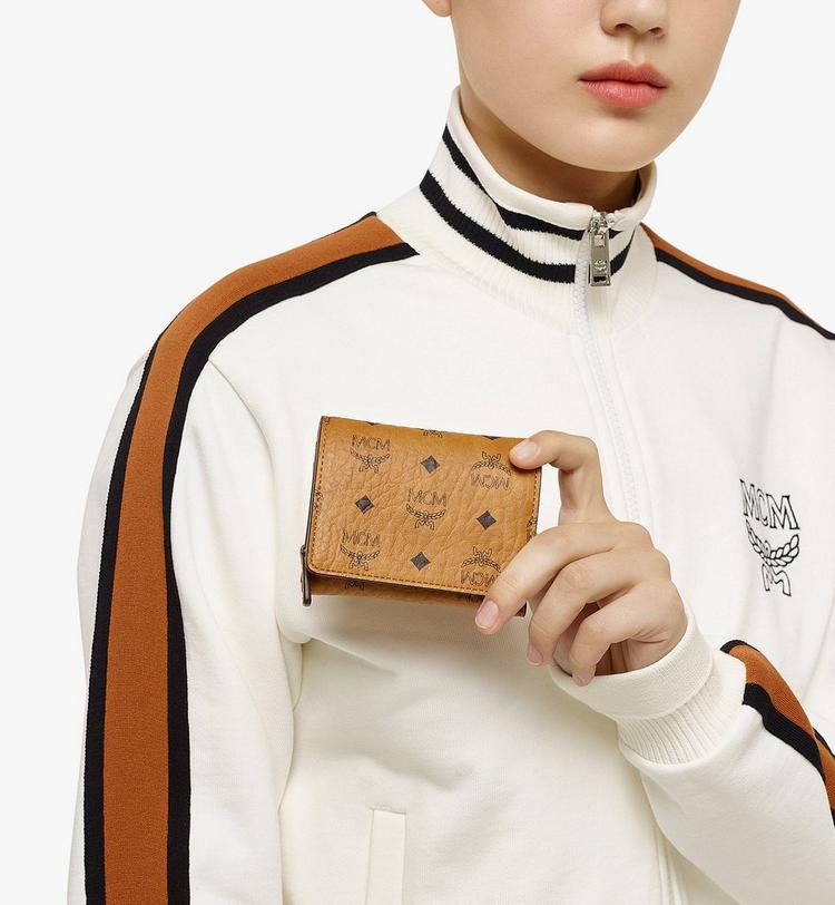 MCM Trifold Wallet In Visetos Original