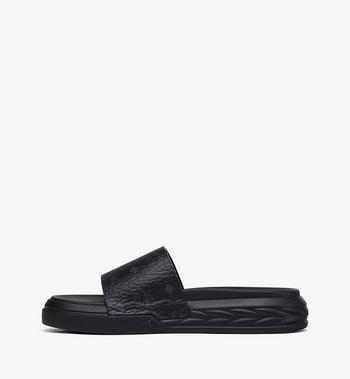MCM Visetos Slide Sandals