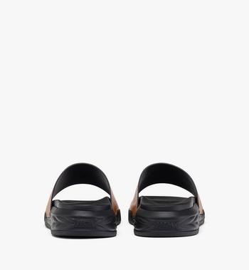 MCM Visetos Slide Sandals