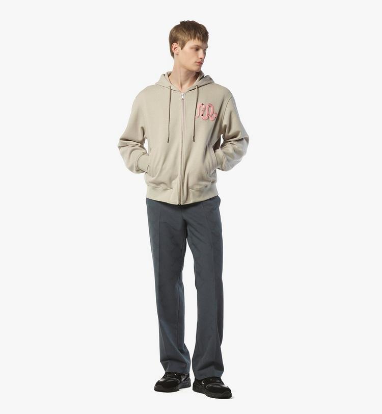 MCM Year Of The Snake Bouclé Zip Hoodie