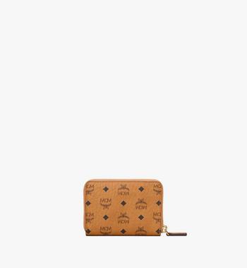 MCM Zip Wallet In Visetos