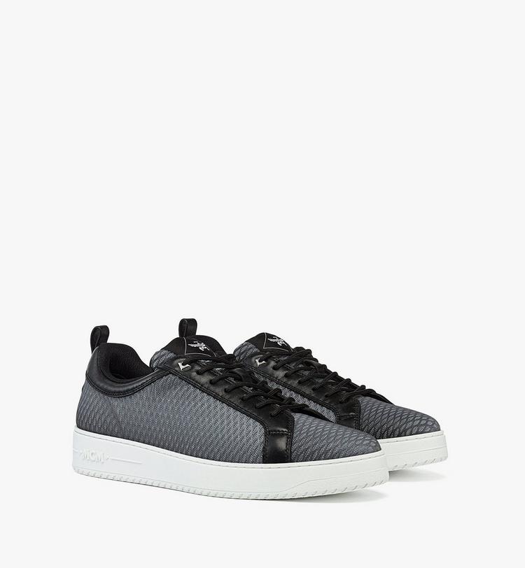 MCM Neo Terrain Lo Sneakers in Gradation Mesh and Calf Leather