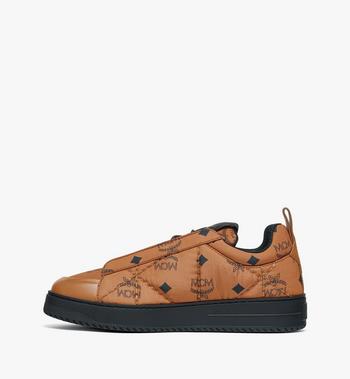 MCM Neo Terrain Lo Sneakers In Quilted Monogram Nylon