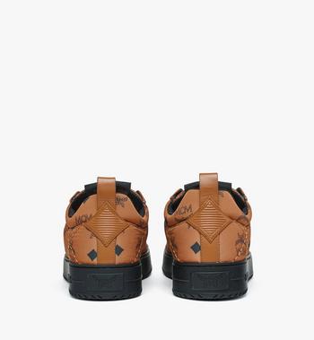 MCM Neo Terrain Lo Sneakers In Quilted Monogram Nylon